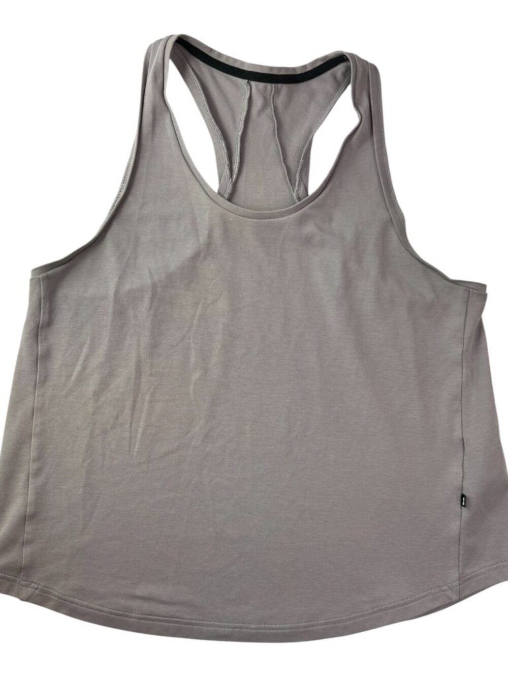 ON Cloud Gray Tank Top Racerback. Size Women's Large.  "Focus Tank"